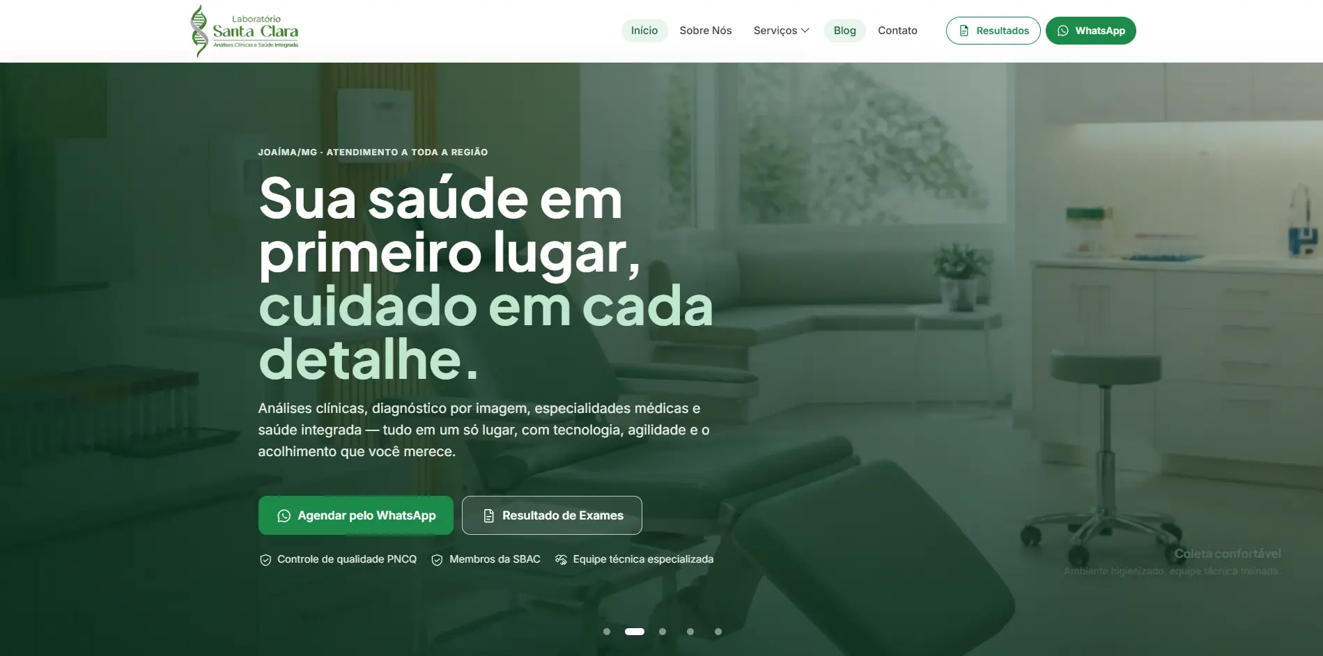 Site Institucional com Blog - Desenvolvido por Agência 360BH